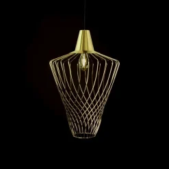 Schlafzimmer Lampen|Küchenlampen*Nowodvorski Hängeleuchte Gold Messing Wohnzimmer Lampe TOMMY