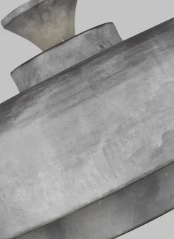 Hängelampen|Vintage Lampen*Elstead Hängeleuchte Grau E27 Metall Ø46cm Vintage Design