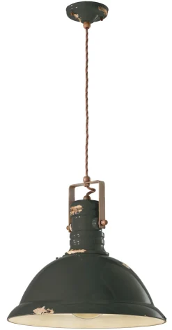 Wohnzimmerlampen|Keramiklampen*Ferroluce Hängeleuchte Handarbeit Keramik E27 rund Ø 40 cm Vintage