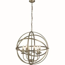 Searchlight Hängeleuchte in Bronze 6-flmg< Hängelampen|Rustikale Lampen