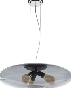 TK Lighting Hängeleuchte in Graphit 3-flmg rund Lampe Esstisch< Hängelampen|Esszimmer Lampen