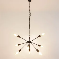 Nowodvorski Hängeleuchte in Schwarz Ø77cm 9-flmg< Hängelampen|Esszimmer Lampen