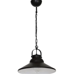 Hängelampen|Esszimmer Lampen*Luminex Hängeleuchte IRON in Schwarz