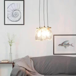 Luminex Hängeleuchte JARS in Messing 3-flmg< Hängelampen|Esszimmer Lampen