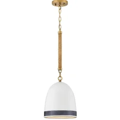 Hängelampen|Wohnzimmerlampen*Elstead Hängeleuchte Keramik E27 Ø 25,4 cm Retro Design