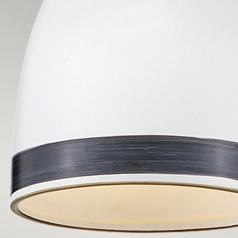 Hängelampen|Wohnzimmerlampen*Elstead Hängeleuchte Keramik E27 Ø 25,4 cm Retro Design