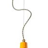 Bürolampen|Wohnzimmerlampen*Ferroluce Hängeleuchte Keramik E27 rund D: 35 cm H: max. 133 cm