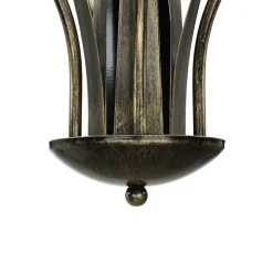 Luminex Hängeleuchte KORFU in Messing Antik 5-flmg< Hängelampen|Esszimmer Lampen