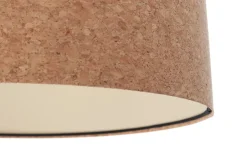 Hängelampen|Moderne Lampen*BPS Koncept Hängeleuchte Kork Ø 60 cm E27 Modern Boho Esstisch