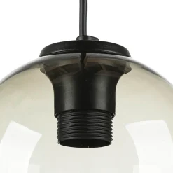 Glaslampen|Retro Lampen*Nowodvorski Hängeleuchte Kugel Schirm Glas T: max. 100cm 3x E27