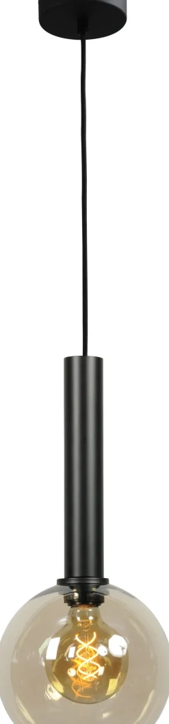 Hängelampen|Kugellampen*Masterlight Hängeleuchte Kugelschirm Ø 20 cm Glas verstellbar E27