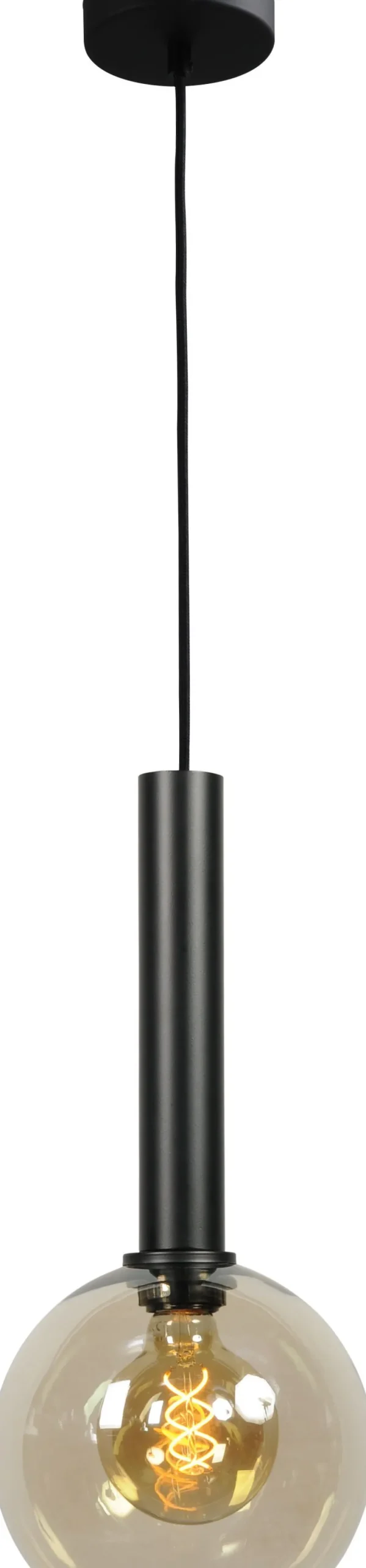 Hängelampen|Kugellampen*Masterlight Hängeleuchte Kugelschirm Ø 20 cm Glas verstellbar E27