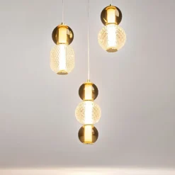 Led Lampen|Bürolampen*Maytoni Hängeleuchte LED Metall Rauchglas B: 38 cm 4000 lm INA