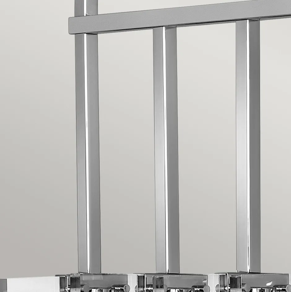 Bürolampen|Wohnzimmerlampen*Elstead Hängeleuchte länglich H: max. 142,9 cm Nickel poliert E27