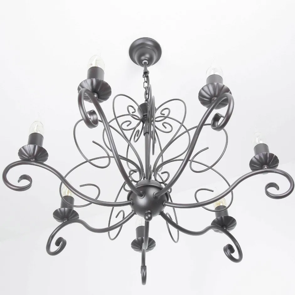 Luminex Hängeleuchte MAURO Ø62cm 7-flmg< Hängelampen|Esszimmer Lampen