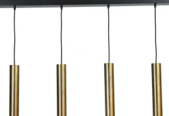 Masterlight Hängeleuchte Messing Schwarz GU10 Metall 3-flammig< Wohnzimmerlampen|Esszimmer Lampen