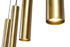 Masterlight Hängeleuchte Messing Schwarz GU10 Metall 3-flammig< Wohnzimmerlampen|Esszimmer Lampen