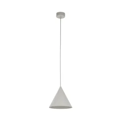 Hängelampen|Esszimmer Lampen*TK Lighting Hängeleuchte Metall Ø 19 cm Beige Retro E27 höhenverstellbar