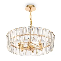 Hängelampen|Esszimmer Lampen*Maytoni Hängeleuchte Metall Ø 51,7 cm H: max. 66,8 cm in Gold