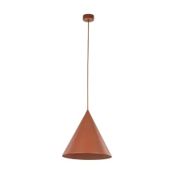 Hängelampen|Esszimmer Lampen*TK Lighting Hängeleuchte Metall Ø 32 cm H: max. 165 cm Rot Retro E27