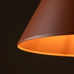 Hängelampen|Esszimmer Lampen*TK Lighting Hängeleuchte Metall Ø 32 cm H: max. 165 cm Rot Retro E27