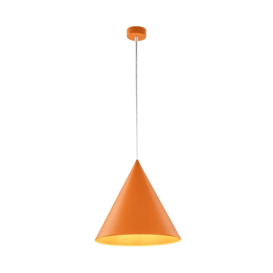 TK Lighting Hängeleuchte Metall Ø 32 cm H: max. 165 cm Orange E27< Hängelampen|Esszimmer Lampen