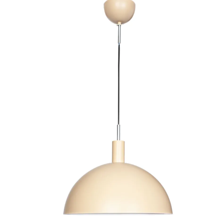 By Rydéns Hängeleuchte Metall Ø 38 cm rund H: max. 120 cm Beige E27< Hängelampen|Wohnzimmerlampen