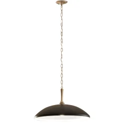 Hängelampen|Wohnzimmerlampen*Elstead Hängeleuchte Metall E27 Ø 50,8 cm in Bronze Schwarz