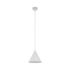 Hängelampen|Esszimmer Lampen*TK Lighting Hängeleuchte Metall E27 D: 19 cm rund H: max. 155 cm Weiß