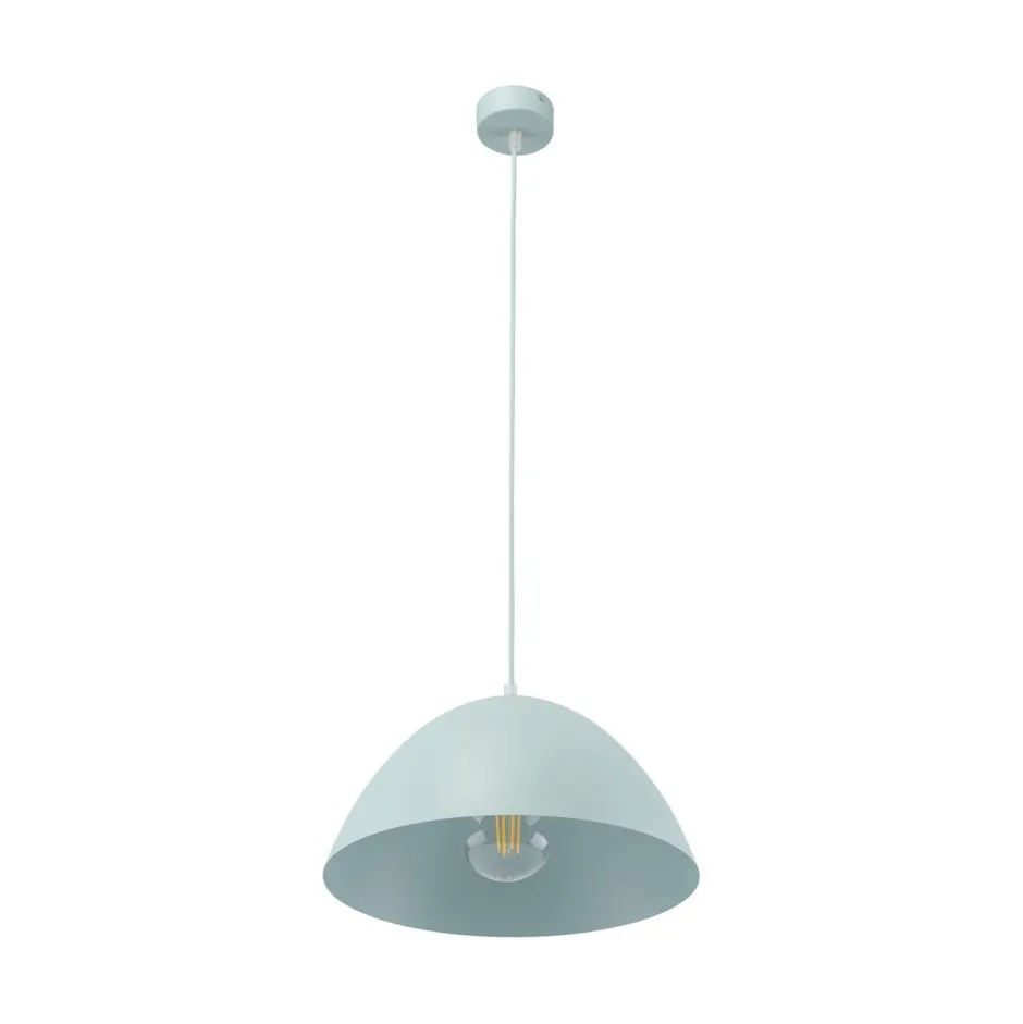 Hängelampen|Esszimmer Lampen*TK Lighting Hängeleuchte Metall E27 rund Ø 34 cm H: max. 165 cm Mint