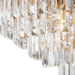 Maytoni Hängeleuchte Metall Glas Ø 80 cm rund H: max. 127 cm< Hängelampen|Esszimmer Lampen