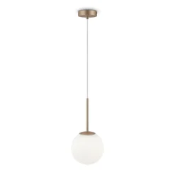 Maytoni Hängeleuchte Metall Glas Ø 18 cm rund H: max. 180 cm< Hängelampen|Esszimmer Lampen