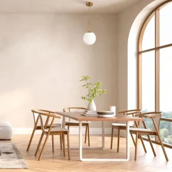 Maytoni Hängeleuchte Metall Glas Ø 18 cm rund H: max. 180 cm< Hängelampen|Esszimmer Lampen