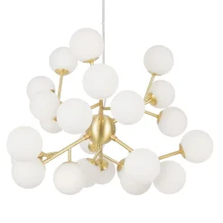Hängelampen|Esszimmer Lampen*Maytoni Hängeleuchte Metall Glas 65 cm breit H: max. 146,5 cm