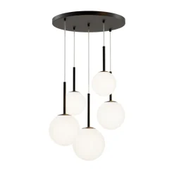 Bürolampen|Kugellampen*Maytoni Hängeleuchte Metall Glas B: 45 cm H: max. 222,5 cm E14