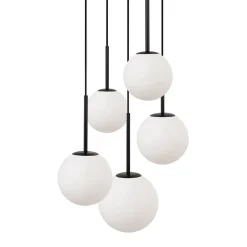 Bürolampen|Kugellampen*Maytoni Hängeleuchte Metall Glas B: 45 cm H: max. 222,5 cm E14