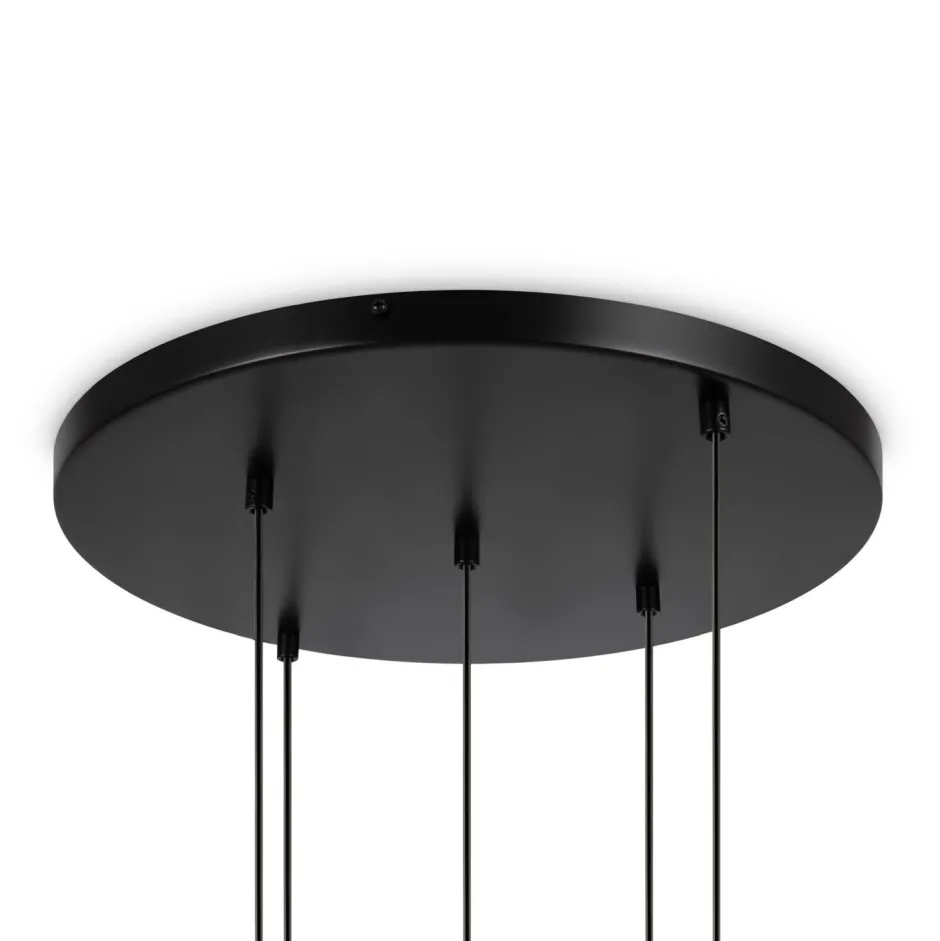 Bürolampen|Kugellampen*Maytoni Hängeleuchte Metall Glas B: 45 cm H: max. 222,5 cm E14