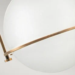 Bürolampen|Wohnzimmerlampen*Elstead Hängeleuchte Metall Glas D: 28,9 cm H: max. 129,4 cm