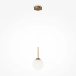 Maytoni Hängeleuchte Metall Glas E14 D: 15 cm H: max. 180 cm< Hängelampen|Esszimmer Lampen