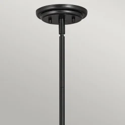 Elstead Hängeleuchte Metall Glas E27 rund Ø 28,9 cm Vintage< Hängelampen|Bürolampen