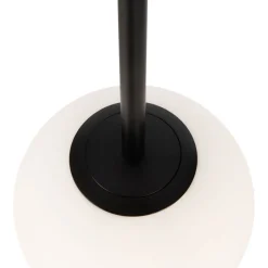 Hängelampen|Esszimmer Lampen*Maytoni Hängeleuchte Metall Glas E14 Ø 15 cm rund Schwarz Weiß