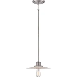 Elstead Hängeleuchte Metall Glas in Nickel Ø29cm Esstisch Küche< Maritime Lampen|Rustikale Lampen