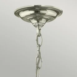 Hängelampen|Esszimmer Lampen*Elstead Hängeleuchte Metall Glas Jugendstil 3x E14 AVELINE