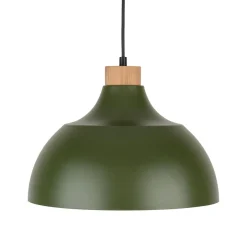 Küchenlampen|Wohnzimmerlampen*TK Lighting Hängeleuchte Metall Grün Retro Ø 34 cm verstellbar E27