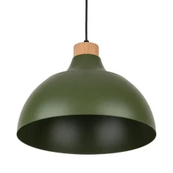 Küchenlampen|Wohnzimmerlampen*TK Lighting Hängeleuchte Metall Grün Retro Ø 34 cm verstellbar E27