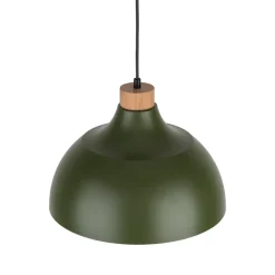 Küchenlampen|Wohnzimmerlampen*TK Lighting Hängeleuchte Metall Grün Retro Ø 34 cm verstellbar E27