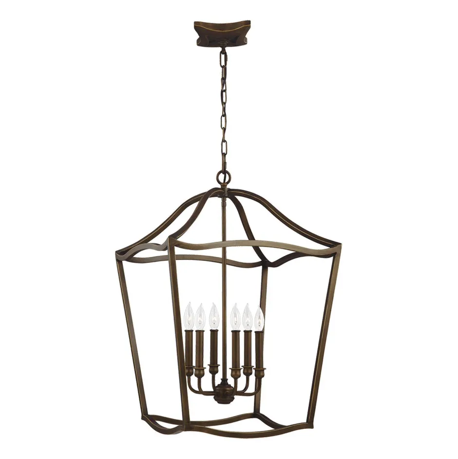 Elstead Hängeleuchte Metall in Messing antik Vintage NADICIA< Vintage Lampen|Wohnzimmerlampen