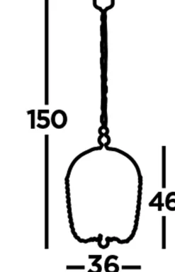 Hängelampen|Esszimmer Lampen*Searchlight Hängeleuchte Metall Kristall 5x E14 Ø 36 cm in Gold