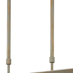 Searchlight Hängeleuchte Metall länglich B: 90 cm in Silber-Gold E27< Hängelampen|Wandleuchten