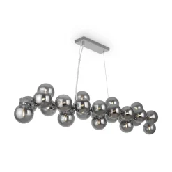 Maytoni Hängeleuchte Metall Rauchglas H: max. 133,9 cm G9 HILDA< Hängelampen|Bürolampen